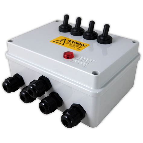 waterproof pond switch box